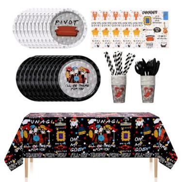 Imagem de Conjunto de utensílios de festa iFriends Disposable Dinnerware 161CT -