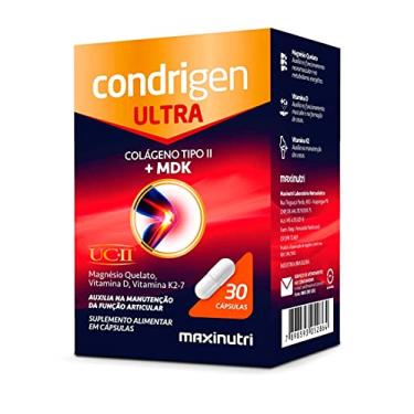 Imagem de Condrigen Ultra Colágeno Tipo II + MDK (30 caps) - MaxiNutri, MaxiNutri