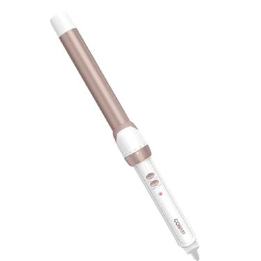 Imagem de Conair Varinha de ondulação dupla de cerâmica de 2,5 cm, varinha reta produz ondas impecáveis