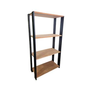 Imagem de Estante Para Livros Armário Multiuso 5 Prateleiras Organizador Cozinha