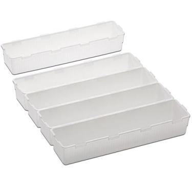 Imagem de Kit 10 Organizador De Talheres Gavetas Modular - Paramount