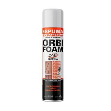 Imagem de Espuma Expansiva Adesivo De Poliuretano Orbi Foam 500ml