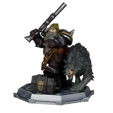 Imagem de McFarlane Toys - World of Warcraft Dwarf Hunter: Beast Master & Marksman 1:12 Scale Posed Figure