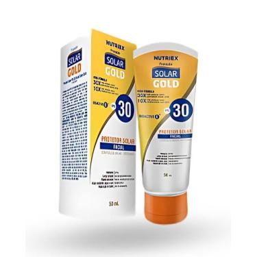 Imagem de Protetor Solar Facial FPS 30 Nutriex Gold 50ml  Proteção UVA UVB