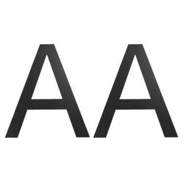 Imagem de PATIKIL Números de casa, 2 peças de 5 cm autoadesivo acrílico moderno número de casa para endereço externo caixa de correio porta fazenda casa escritório apartamentos quarto de hotel, preto (A)