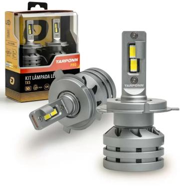 Imagem de Kit Lâmpadas Led Tarponn TP-6121 TX5 Pro H4 Lumens 6000k 50w