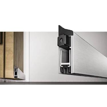 Imagem de Veda Porta Automático Ajustável 72 Cm De Sobrepor - Alumínio