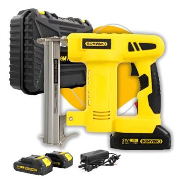 Imagem de Pistola Grampeador Profissional 2 Bateria Eletrico Bivolt - RR CASA E 