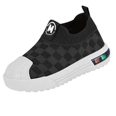 Imagem de Tênis Infantil Molekinho 2627.202 Knit Led Preto 26