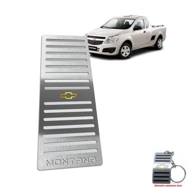Imagem de Descanso De Pé Chevrolet Montana 2011 Até 2020 Aço Inox