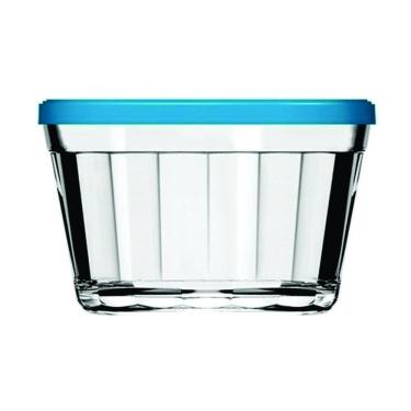 Imagem de Tigela Redonda Vidro 600Ml Tampa Colorida Nadir Figueiredo