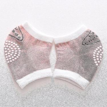 Imagem de Desgaste protetor do bebê antiderrapante/joelheiras protetor cotovelo 