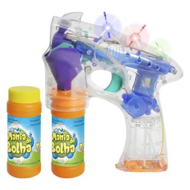 Imagem de  Mania de Bolhas Sabão Muitas Bolha Com Luz A Pilha - Toys