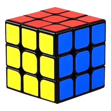 Imagem de Cubo Mágico 3x3x3 Semi Profissional Original Brinquedo Quebra-Cabeça Anti Stress Crianças e Adultos