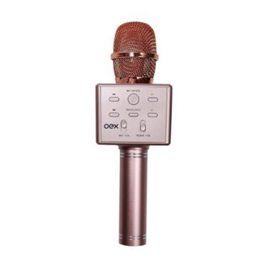 Imagem de OEX Microfone Bluetooth 5.0 com tecnologia TWS - Microfone com Speaker - Rose, 48.7918