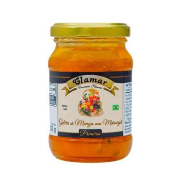 Imagem de Geleia De Manga C/ Maracujá Artesanal 205g Natural Deliciosa - Clamar 