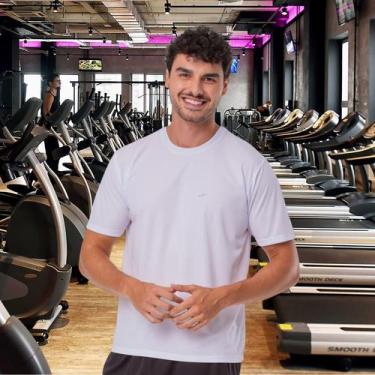 Imagem de Camiseta Plus Size Masculina Elite Dry Line Oficial, Branco, EG4, Masc