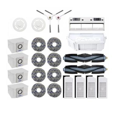 Imagem de Compatible With Ecovacs Deebot X1 OMNI / T10 OMNI Accessories Robot Vacuum Cleaner Parts Dust Bag Hepa Filter Main Side Brush Mop Dustbin(24PCS)