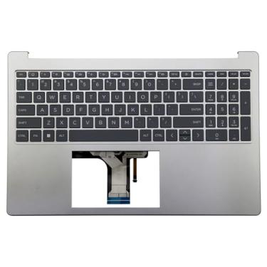 Imagem de BestParts Teclado retroiluminado Palmrest compatível com laptop HP 15-FC 15Z-FC 15-FD 15T-FD 15-FC0085CL 15-FD1073NR Prata - N36753-001