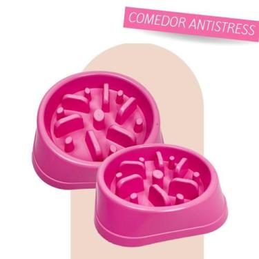 Imagem de Comedouro Lento Educador Para Cães e Gatos Comilão Labirinto Anti-Obes