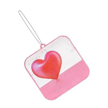 Imagem de Acouto Aromatizador de Carro Romântico Pendurado Em Coração - Decoração Duradoura e Elegante para Seu Veículo - Dia Dos Namorados (Tipo 1)