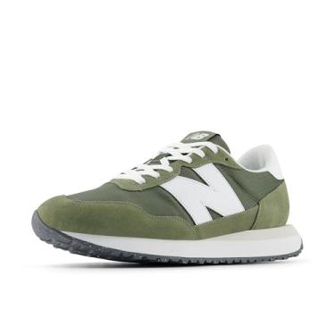 Imagem de New Balance Tênis masculino 237 V1, Dark Olivine/Nb 103 Branco, 42