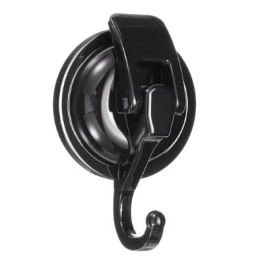 Imagem de Ganchos de ventosa potentes ganchos de chuveiro com sucção multiuso removíveis reutilizáveis à prova d'água para banheiro, cozinha, banheiro, preto