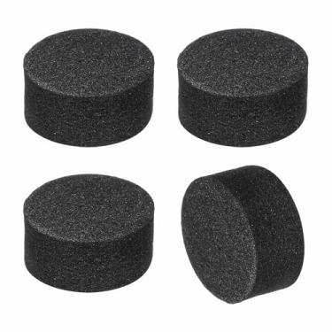 Imagem de Generic 4 almofadas de pé com isolamento de alto-falante de um lado, base antiderrapante de espuma de 15 mm x 8 mm, base de absorção de choque, amplificador para alto-falante, sistema de som de home