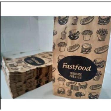 Imagem de Saco SOS delivery 5kg kraft resistente alta qualidade 100un - Dalpack 