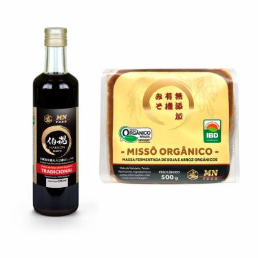 Imagem de Kit Shoyu Tradicional 500ml e Missô 500g Orgânico MN Food