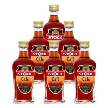 Imagem de Miniatura Licor Creme de Café Stock 50ml 6 Unidades