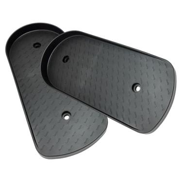 Imagem de Dynwave Pedais de máquina de passo de escada 2 peças, placa de pé leve, estável, antiderrapante, pedais de máquina de remo, equipamento de fitness para, Preto