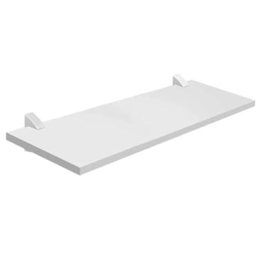 Imagem de Prateleira MDF Reta com Suporte PEAD Branco Texturizado 20x40 D-Core