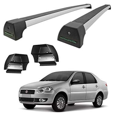 Imagem de Rack Long Life Em Alumínio Fiat Palio / Siena/ Fire – 4 Portas (Exceto Novo Palio E Grand Siena) (2 peças)