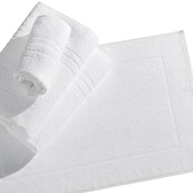 Imagem de Toalha Teka Kit 2 Banho 2 Rosto 1 Piso Profissional Resistente Lavagem Industrial Conforto e Durabilidade