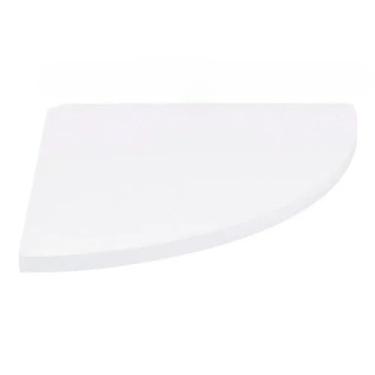 Imagem de Prateleira de Canto, Quina 40 Cm Branca Curva Embutida(Branco)