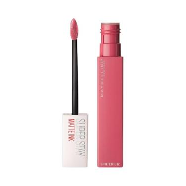 Imagem de Maybelline SuperStay Matte Ink Batom Líquido Matte Longa Duração 16H com Aplicador Preciso, Não Transfere e Cor Intensa, Acabamento Matte Confortável, Cor 15 Lover Rosa Malva, 5ml