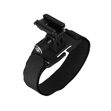 Imagem de Luzhengyang Suporte universal ajustável para flash de bicicleta - design de plástico e metal forte, adequado para capacete de ciclismo e montanha, pacote com 2 - 61 x 52 x 38 mm