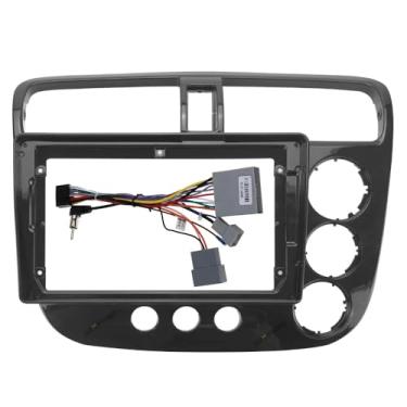 Imagem de Compatível com Honda Civic 2001-2006 RHD Car Radio Stereo Fascia Frame Double DIN 22.9 cm Dash Installation Kit de montagem
