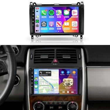 Imagem de Rádio estéreo 4G + 64G para Mercedes Benz W169 W245 B160 B170 B180 B200 W639 Vito Viano W906 Sprinter, tela sensível ao toque IPS de 9 polegadas/Android 13/CarPlay/Android Auto/DSP32 EQ/GPS/WiFi/5.1