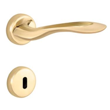 Imagem de Fechadura Conceito Aero Interna 55mm Latão Acetinado Lockwell