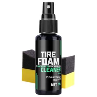 Imagem de Spray de revestimento de pneu, agente de revestimento de cera para curativo de pneu de carro | Restaurador de ferramentas de limpeza de longa duração para lavagem de cuidados diários, detalhamento de