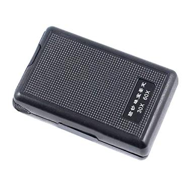 Imagem de KIMISS Lupa de Joias 30X 60X Com Luz UV LED - Lupa óptica para Identificação de, Moedas e Joias