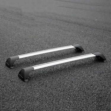 Imagem de Rack de teto para carro cívico/adequado, trilhos de teto de carro, barras de bagagem, barras transversais, trilhos, bagageiros, serviço pesado