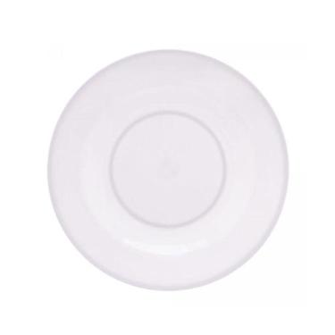 Imagem de Jogo 10 Pratos Sobremesa Melamina Basic Branco Lyor 18cm