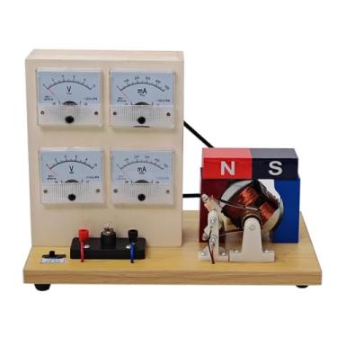 Imagem de Gerador CA/CC Manual Com Voltímetro – Gerador De Energia Manual para Experimentos De Física, Educação STEM, Demonstrações De Eletricidade,Projetos DIY E Ferramentas De Ensino Em Sala