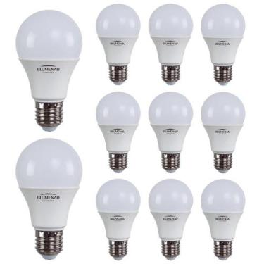 Imagem de Kit 20 Lâmpadas Led Bulbo A60 12W E27 Bivolt 6500K Frio - Blumenau Ilu