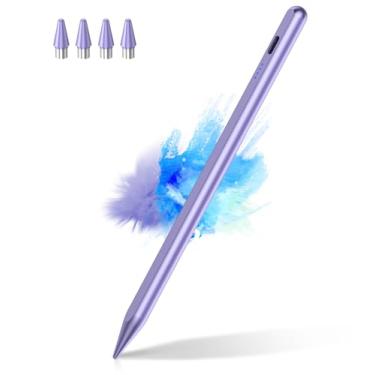 Imagem de CMARS Caneta Stylus ativa para tela sensível ao toque, lápis universal para tablet Apple iPad/iPhone/Samsung/Huawei/Xiaomi/Android e mais dispositivos, canetas digitais recarregáveis com função