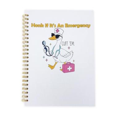 Imagem de Midrean Nursing School Student Medical Journal Assistant Gifts Spiral Nurse Notebook Notepad Planner, Ruled Paper, 5.5"X8.3" 80 (E)