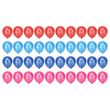 Imagem de SIWOTED 40 peças de balões de látex de 12 polegadas impressos para chá de bebê, lembrancinhas para festa de aniversário